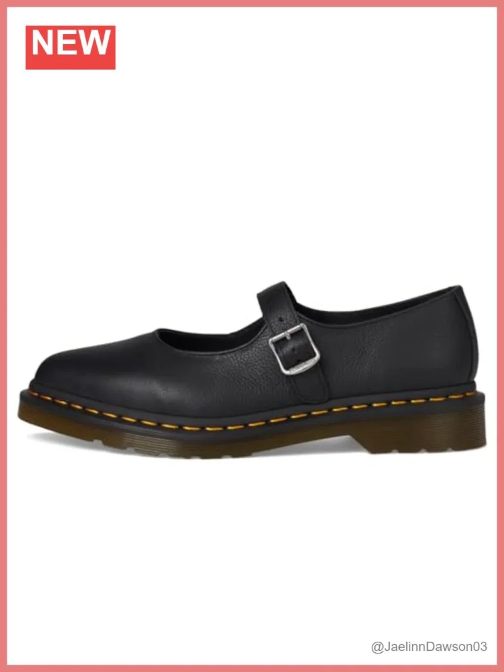 Leather Mary Jane Flats with Goodyear Welted Sole
